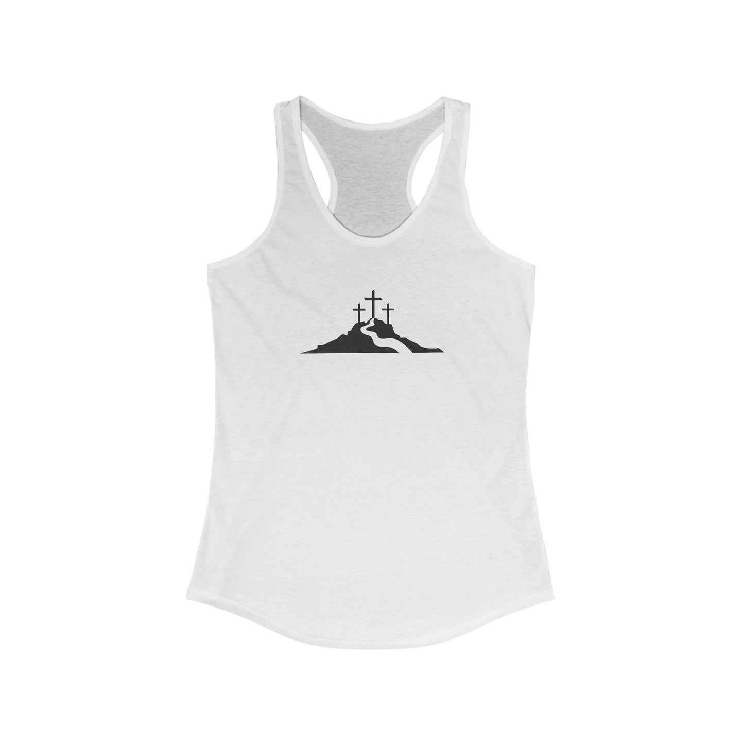 Spiritual Cross Racerback Tank For fitness Enthusiast