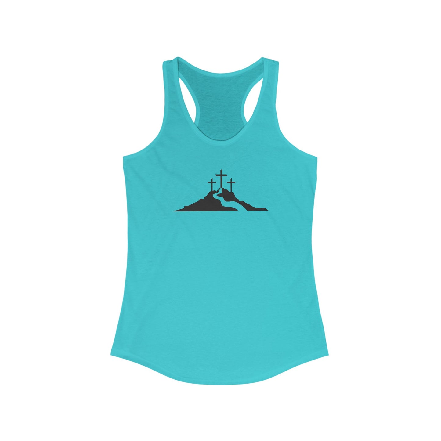 Spiritual Cross Racerback Tank For fitness Enthusiast