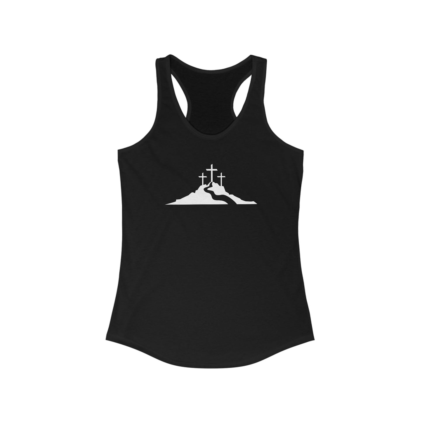 Spiritual Cross Racerback Tank For fitness Enthusiast