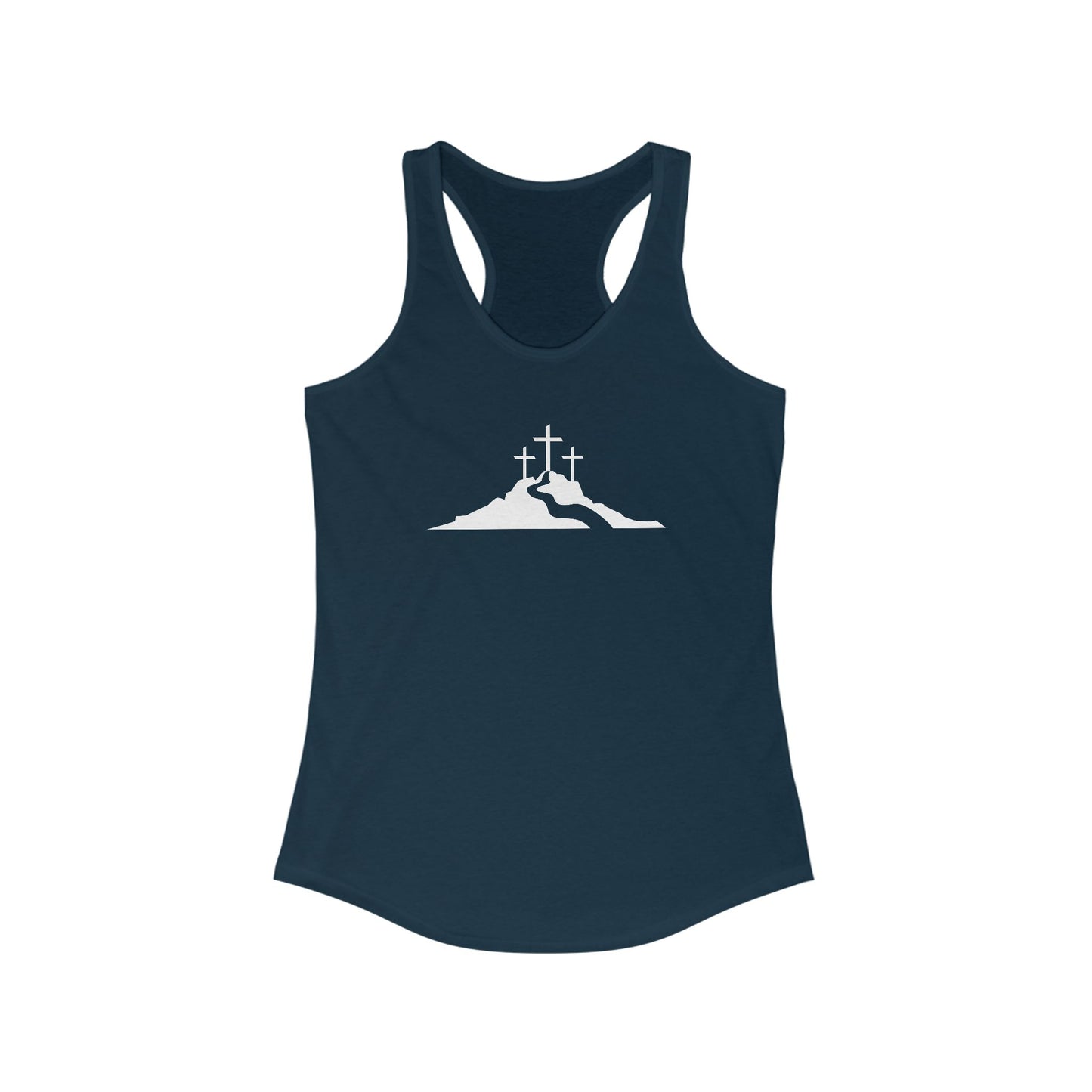 Spiritual Cross Racerback Tank For fitness Enthusiast