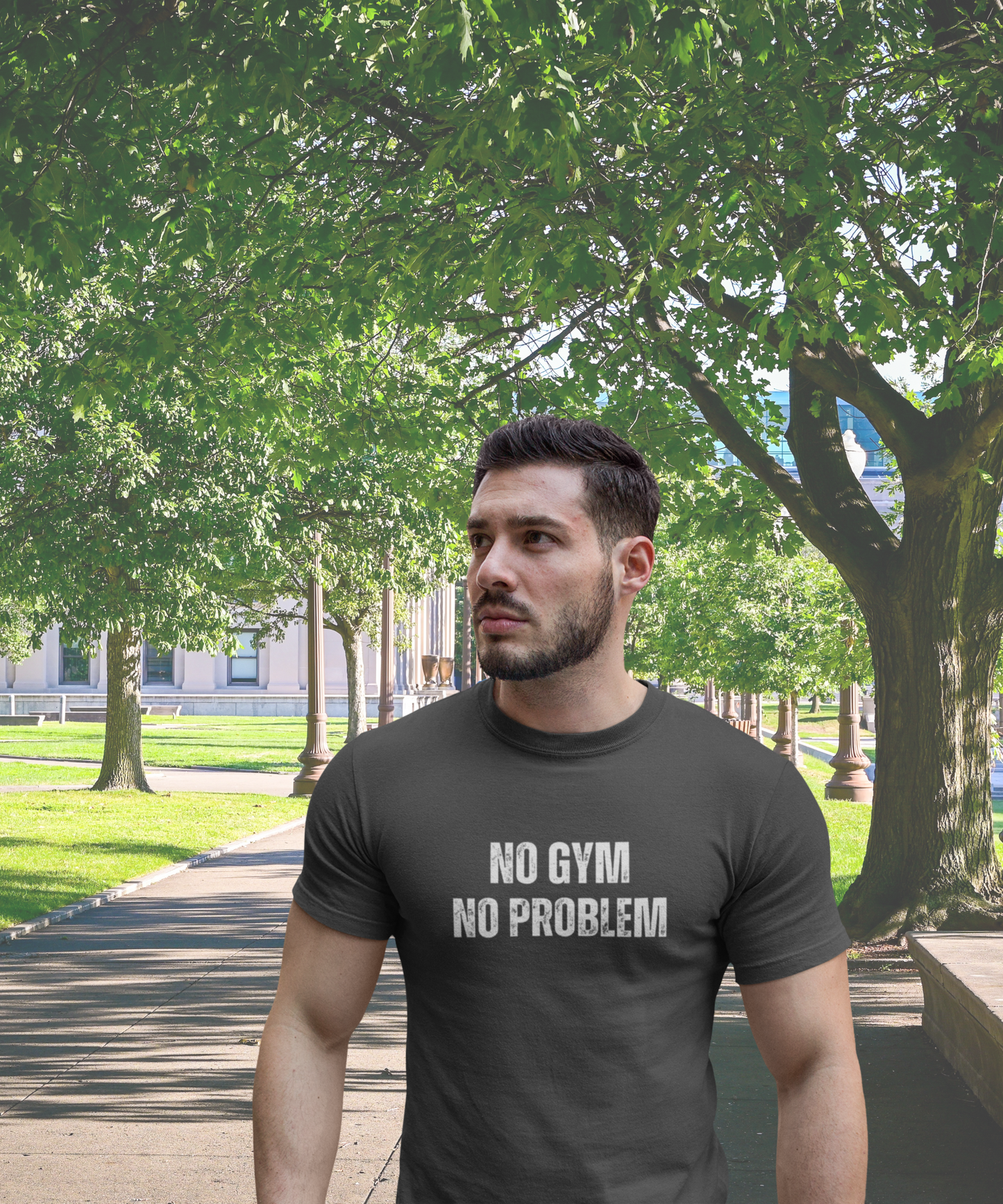 No Gym No Problem Unisex Jersey Short Sleeve Tee