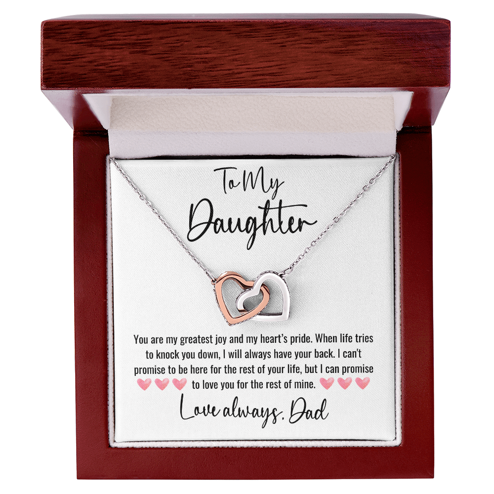 Forever My Daughter Necklace With Love