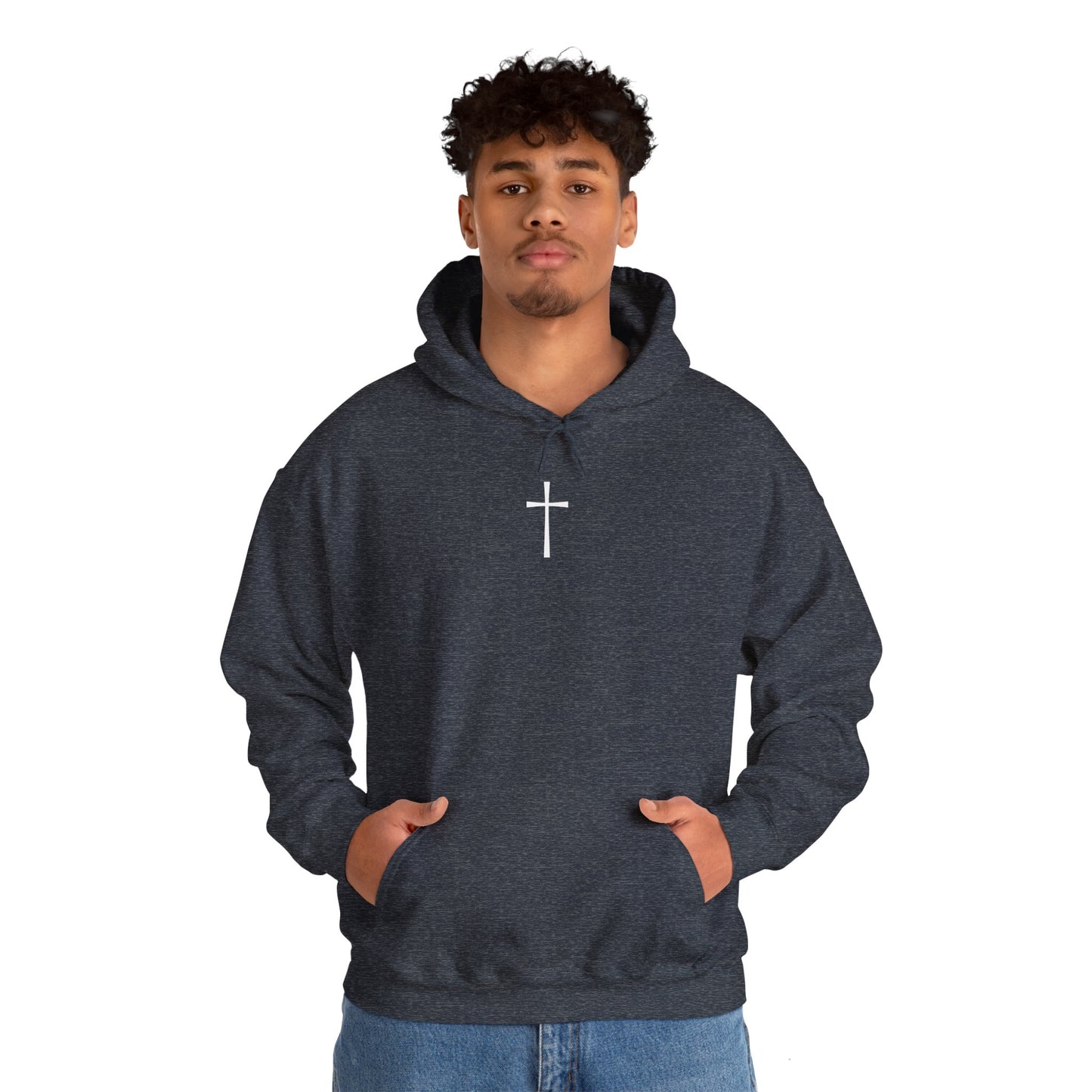 The Lord Is My Light And My Salvation Unisex Heavy Blend™ Hooded Sweatshirt