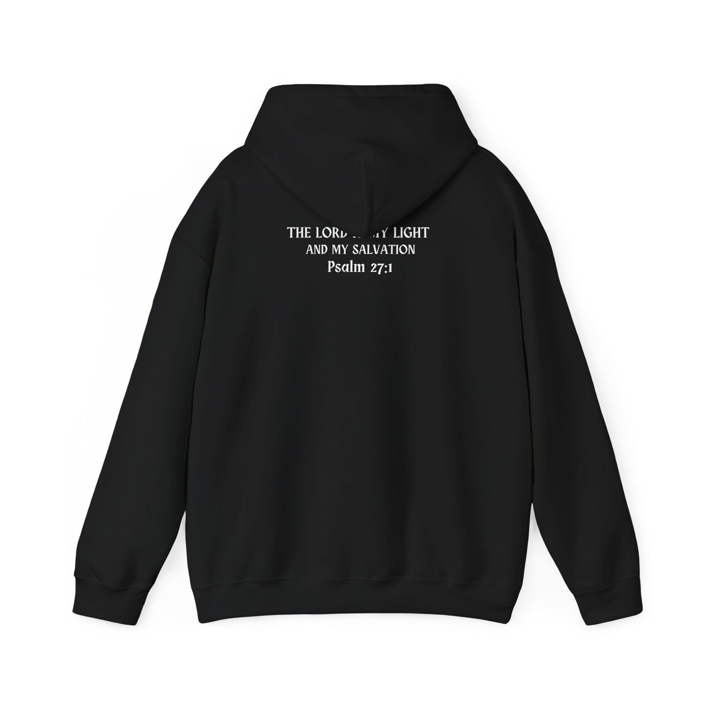 The Lord Is My Light And My Salvation Unisex Heavy Blend™ Hooded Sweatshirt