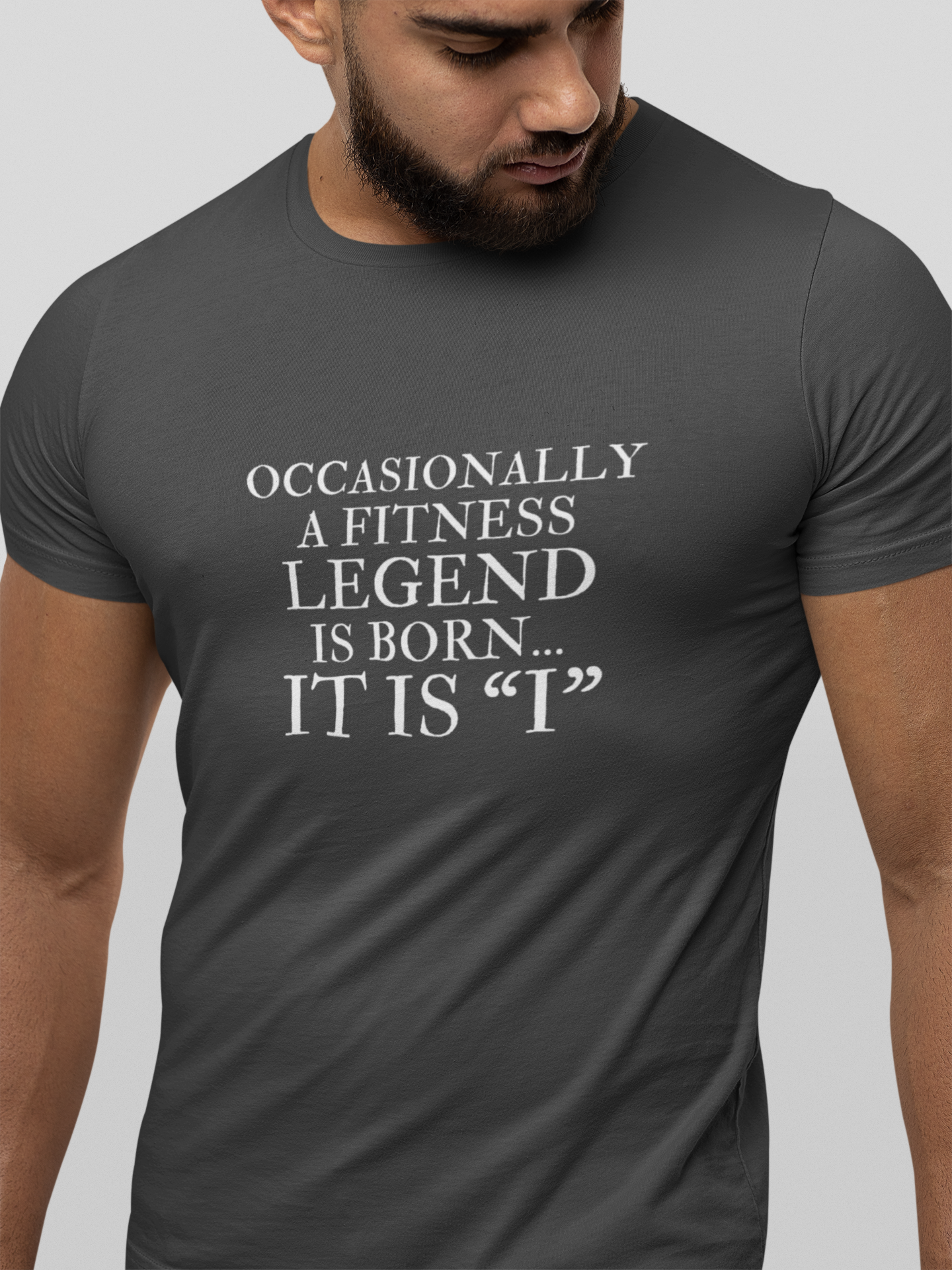 Occasionally A Fitness Legend Is Born... It Is "I" Unisex Jersey Short Sleeve Tee