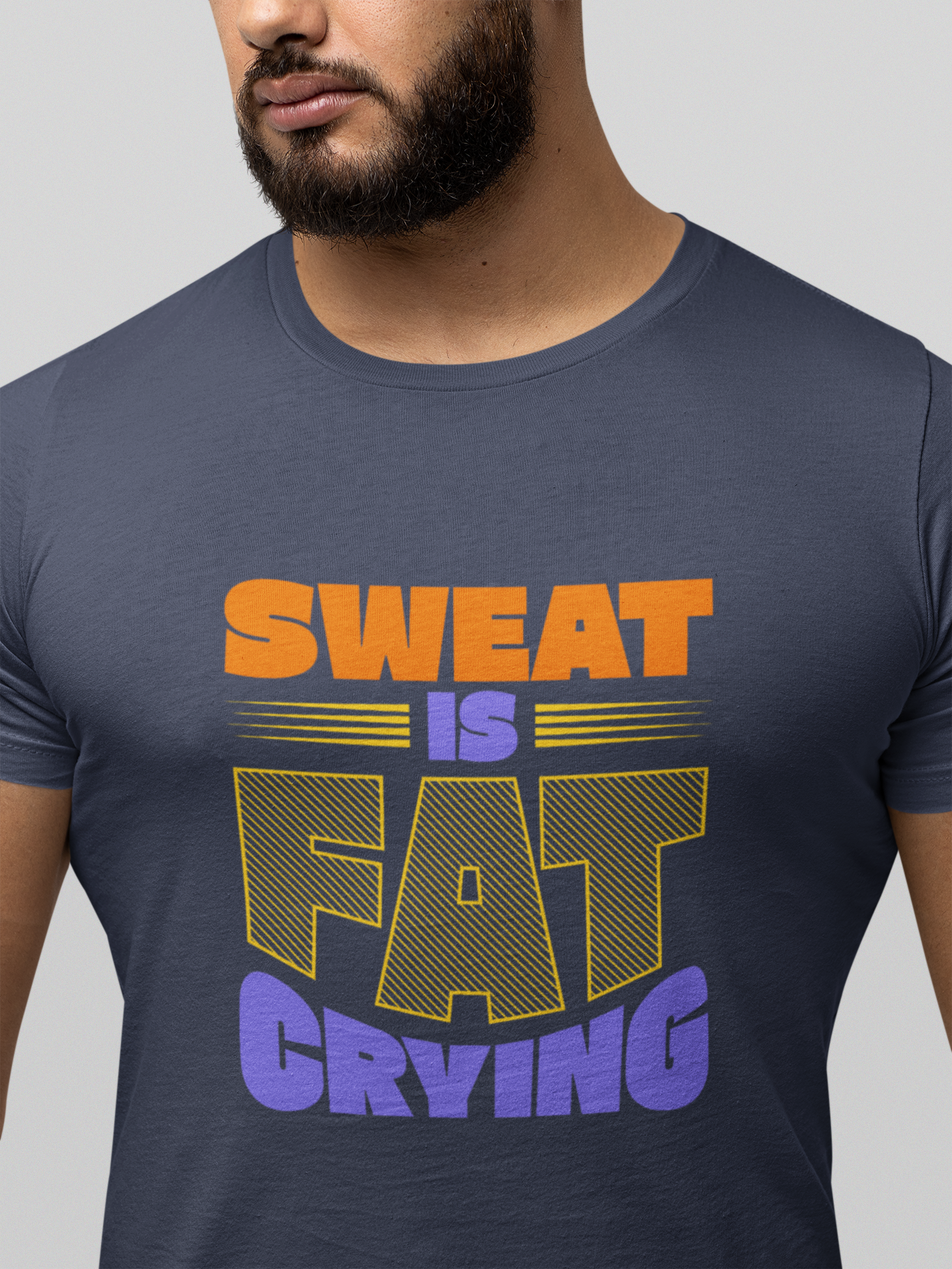 Sweat Is Just Fat Crying Unisex Jersey Short Sleeve Tee