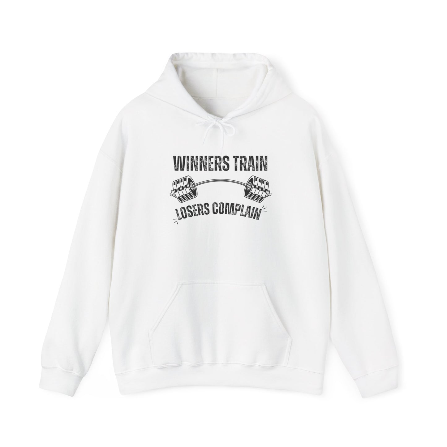 Winners Train Losers Complain Unisex Heavy Blend™ Hooded Sweatshirt