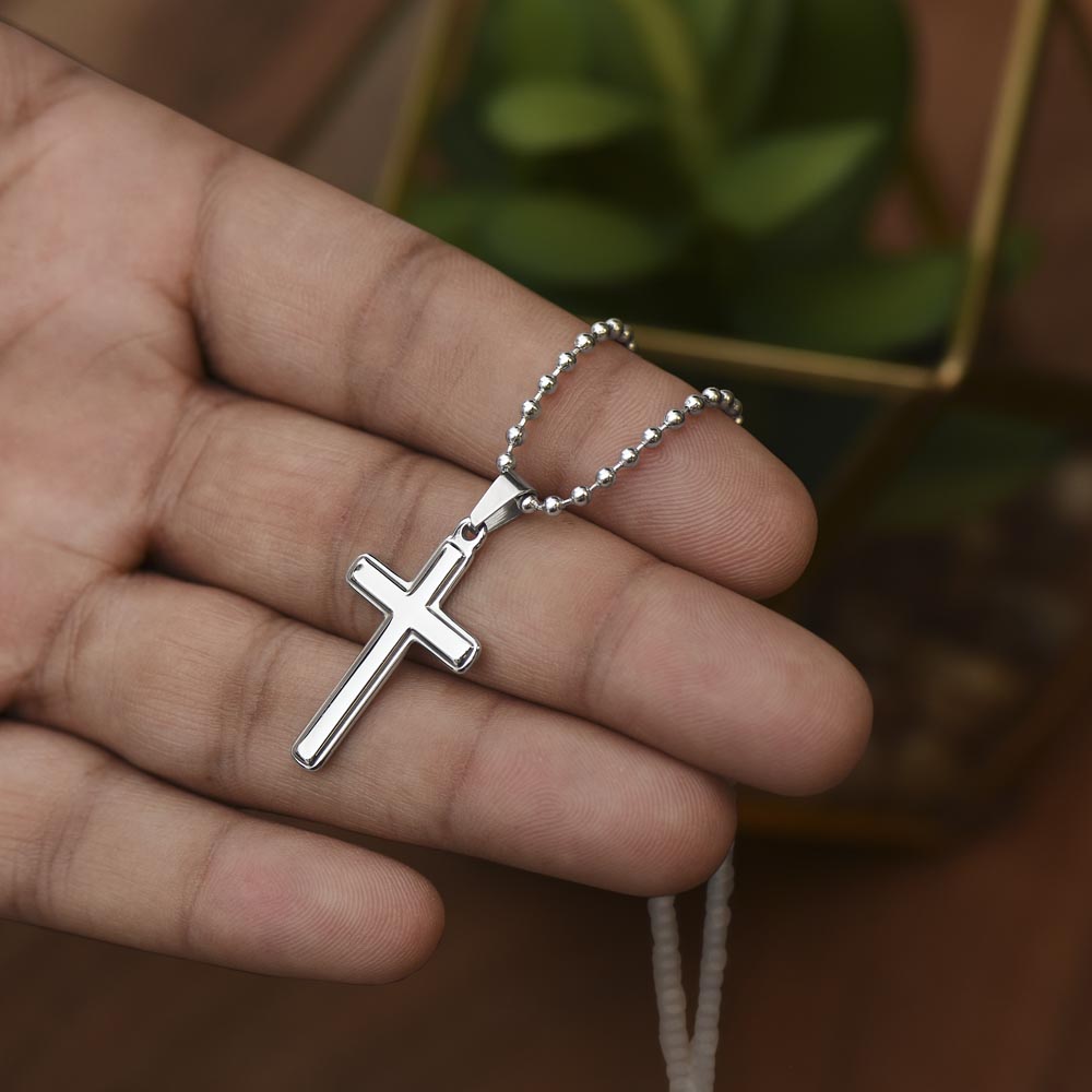 Fierce Faith: Biker Babe Cross Necklace